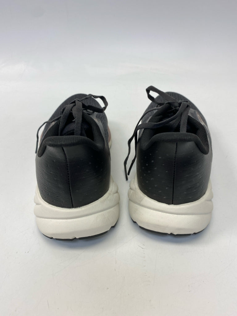 Brooks  Size 8 Charcoal Lace-up Sneakers