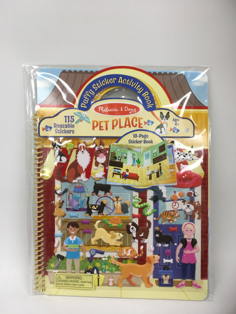 Melissa &amp; Doug Toy - PUFFY BOOK/PET PLACE